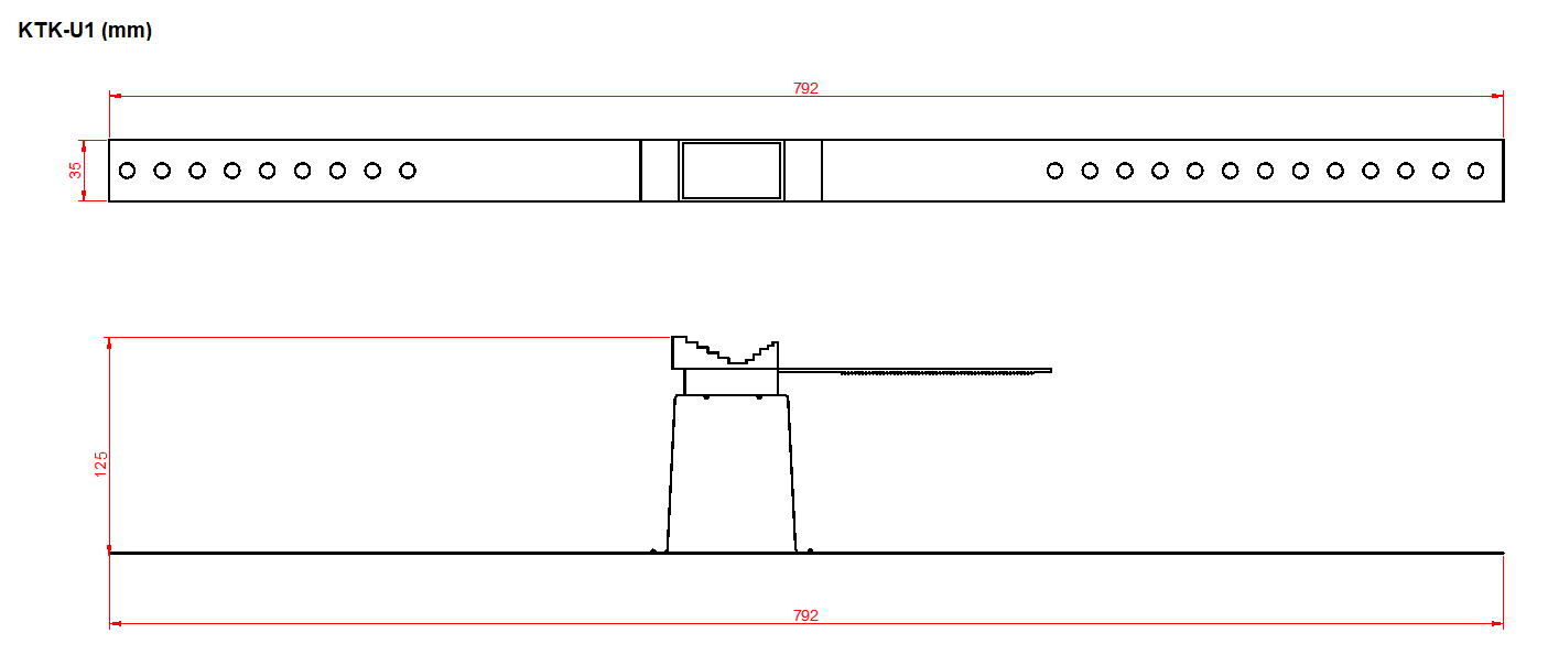 Kabelio tvirtinimas stulpui KTK-U1 - Image 2